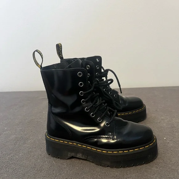 Dr. Martens, Jadon 8-Eye Leather Platform Boot - Picture 3 of 7